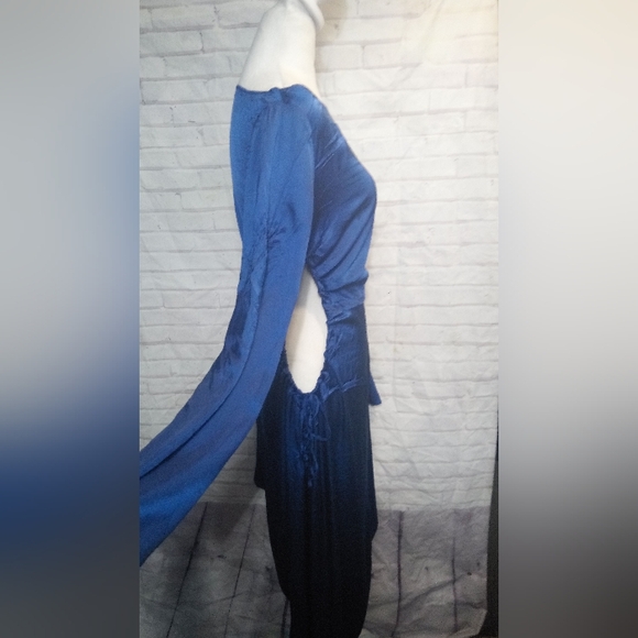 Camila Coelho Luna Midi Dress in Deep Blue - Picture 5 of 7